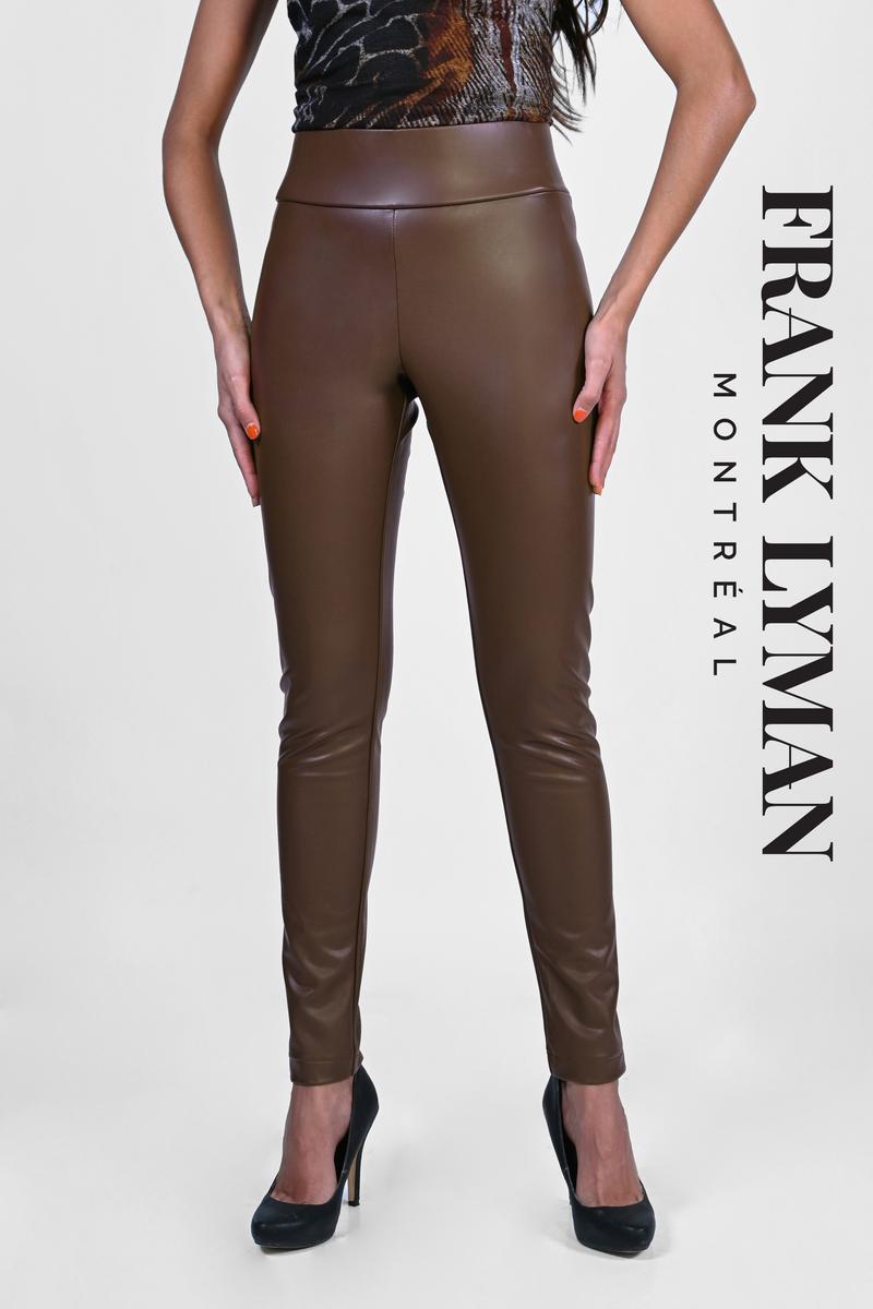 Frank Lyman Black Leatherette Leggings Style 213684 – IBHANA