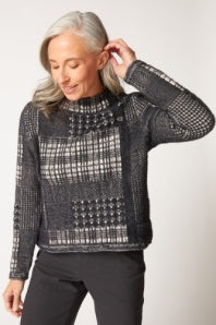HABITAT PLAID PATCHWORK PULLOVER F25H 88291