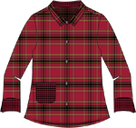 HABITAT GIRL GONE PLAID MIXED POCKET SHIRT F25H 40290