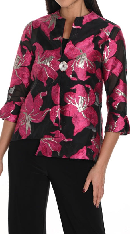 Frank Lyman Jacket Black fuschia 249247