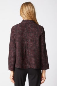 HABITAT CRINKLE CREPE MOSAIC EASY SWING JACKET F25H 21712