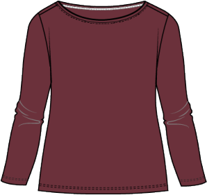 Habitat Cozy Rib Paisley Everyday tee F25H