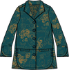 Habitat Crinkle Crepe Woodblock Tulip Swing Jacket 21415 F25