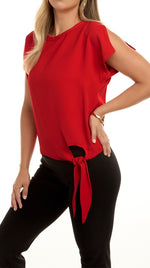 Frank Lyman Woven Top 181224