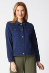 Habitat Stonewash Knit Jean Jacket 31520 F25 Dark Denim, Black
