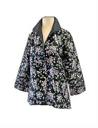 Grace Chuang Jacket JA 2174-2878 High & low small floral print
