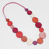 Sylca Pink Caryn Circle Necklace BP23N05 PINK