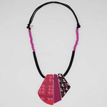 Sylca Pink Gypsy Pendant Necklace LS23N19 PINK