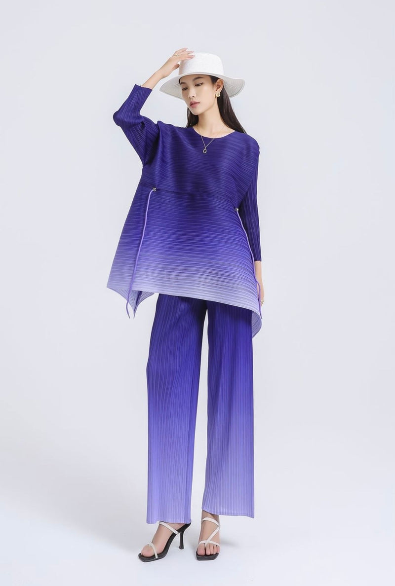 Vanite Couture two-piece ombre set 2043 purple