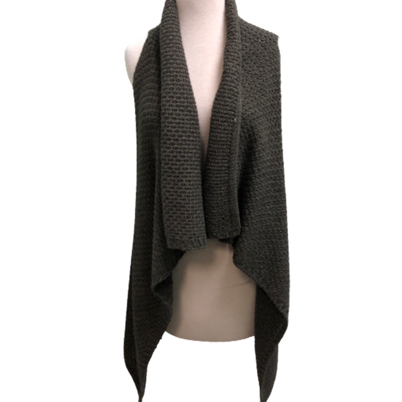 FINAL SALE - Sweater Knit Vest 209 WST Charcoal