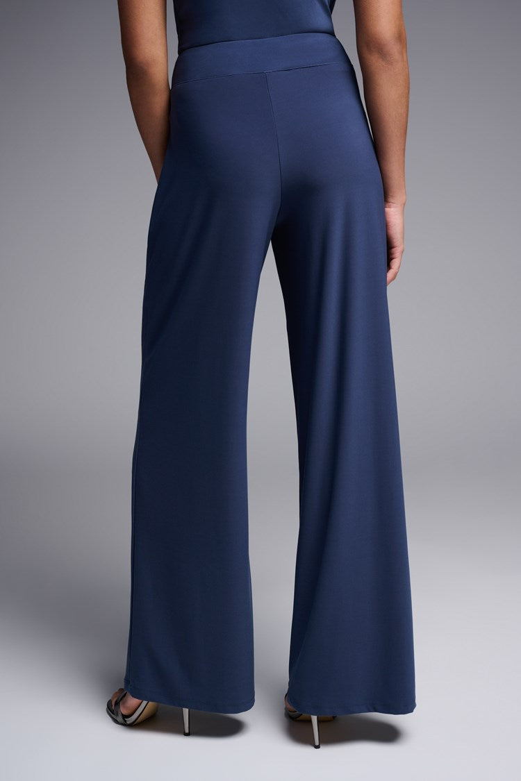 Joseph Ribkoff Silky Knit Wide-Leg Pull-On Pants Style 221340S