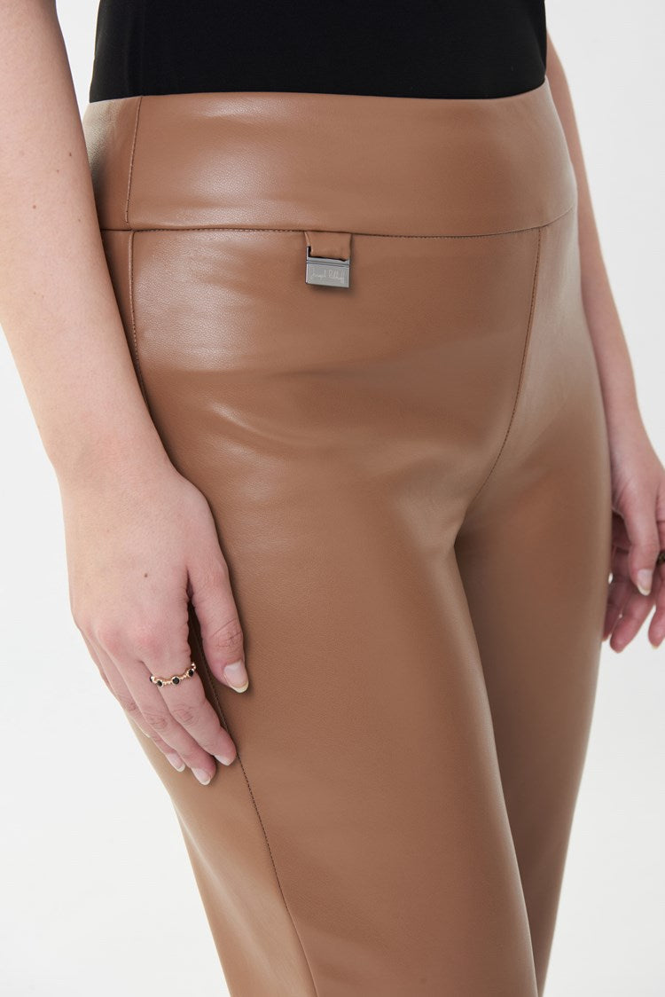 Joseph Ribkoff Leatherette Slim-Fit Pull-On Pants 223196