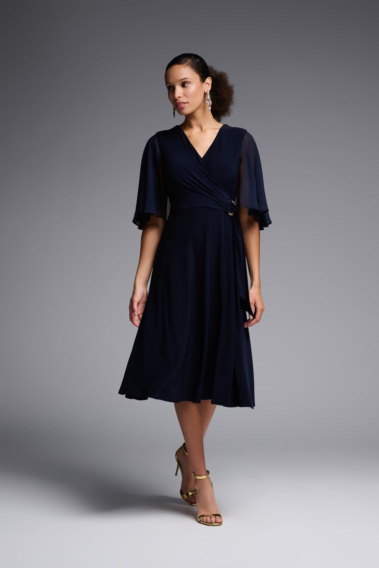 Joseph Ribkoff Silky Knit Fit And Flare Dress Style 231757 – IBHANA