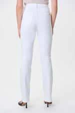 Joseph Ribkoff White High-Rise Bootcut Jeans 231926