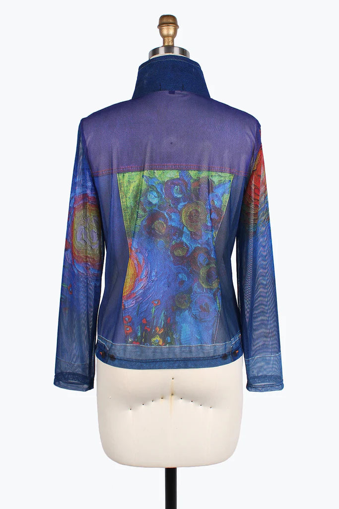 Damee twin set jacket style 31415-BLU