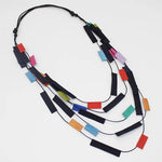 Sylca Lisbon Multicolor Leather Necklace LS23N02 MULTI