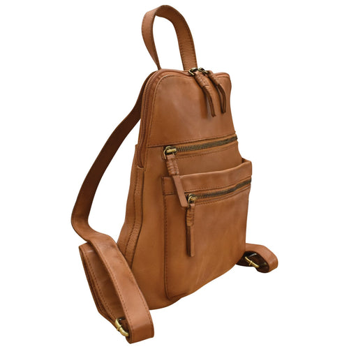 ILI New York Washed Small Backpack Style 4454