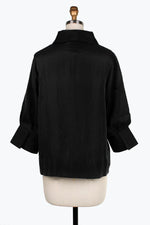 Damee Wide Ball collar jacket 4741-BLK