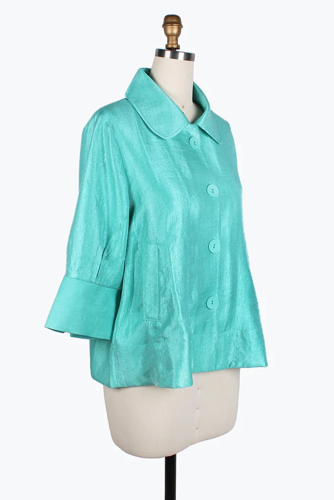 Damee Wide Ball collar jacket 4741-Mint