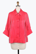 Damee Wide Ball collar jacket 4741-Red