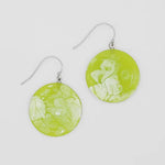 Sylca Lime Raven Earrings LS23E05 LIME