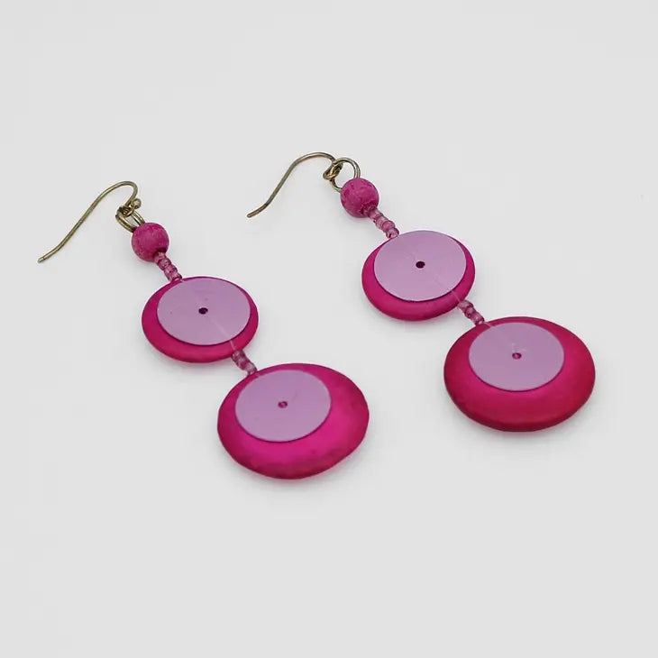 Sylca Fuchsia Arabella Earrings UN23E06 FUCHSIA