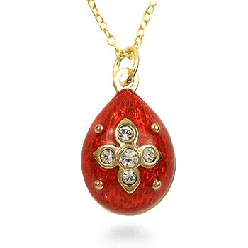 Museum Collection: Imperial Red Star Egg Pendant 5052PR