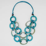 Sylca Turquoise Link Daniella Necklace UN23N02 TURQ