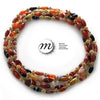 Museum Collection: Banded Agate Ear Rings 617E