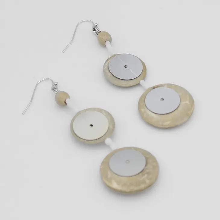 Sylca Ivory Arabella Earrings UN23E06 IVORY