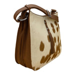 ILI New York Haircalf Feed Bag with Tassel Style 6888H