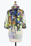 Damee Square painting short shirt 7092-Prp