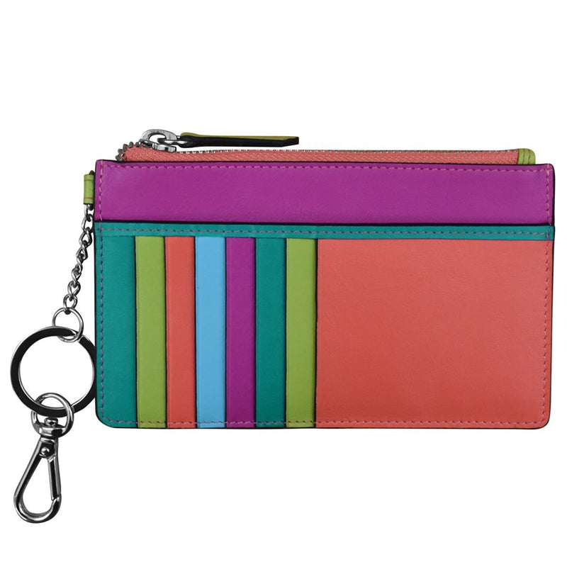 Pink Pastel RFID Keychain Wallet