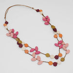 Sylca Lizzie Petal Necklace BP23N02 PINK