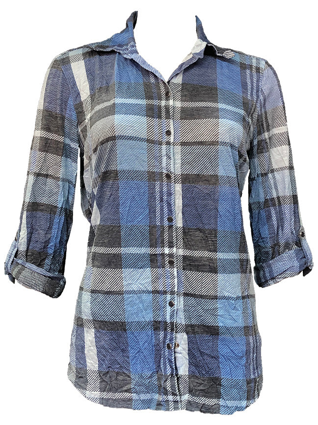 David Cline Shirt collar style 7600 Blues