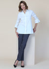 Lisette Chain Stripe Wide Trouser Style 800669