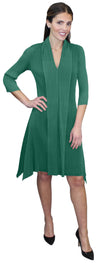 Veeca Dress DR562LS Green, Grey