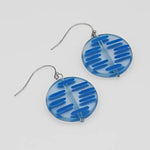 Sylca Blue Greer Resin Earrings LS23E08 BLUE