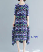 Vanite Couture Dress 87736, Grey/multi, Purple/multi