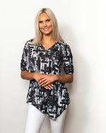 SnoSkins Printed Crinkle Button Shirt Style 89517-23S