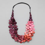 Sylca Ombre Wine Gillian Necklace TG22N17 WINE