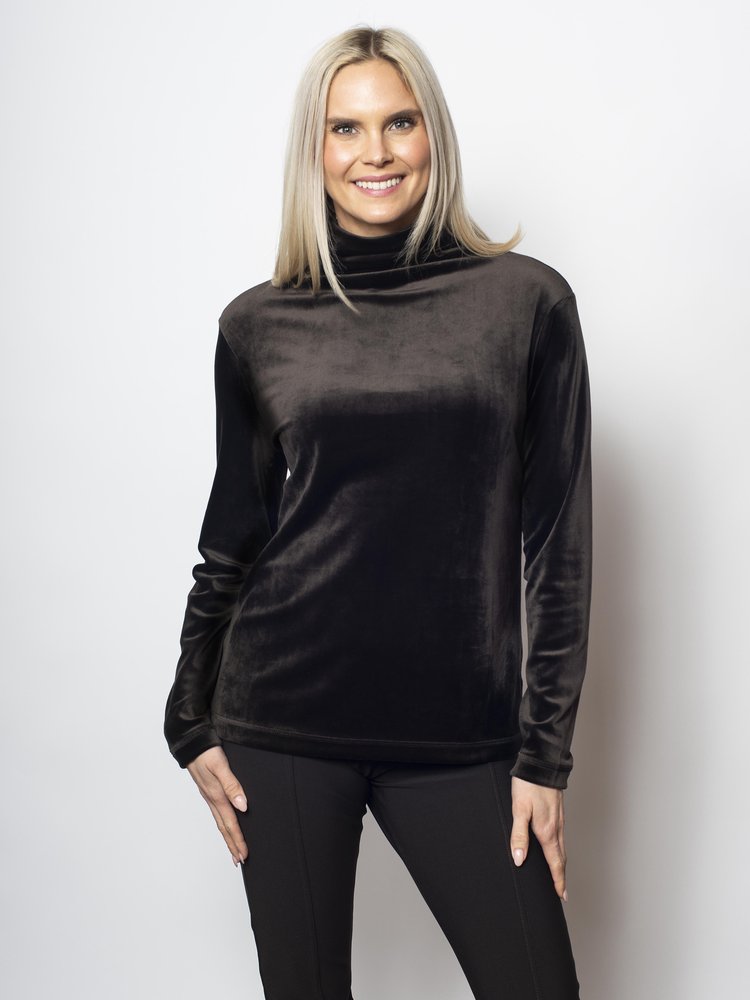 SnoSkins Plush Microfleece Draped Neck Pullover Style 92592-23F