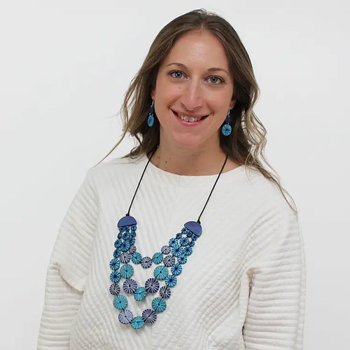 Sylca Blue Ombre Janet Necklace BP22N12 BLUE
