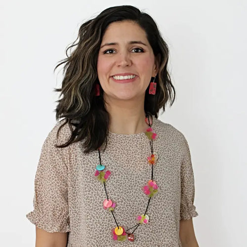 Sylca Pink Multi Petula Necklace LS23N17 MULTI