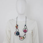 Sylca Multi Color Hayden Disk Necklace TG21N14 MULTI