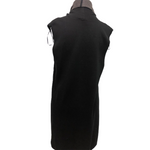 Long Cardigan Vest Gray/Black Size L