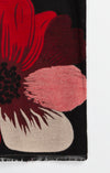 Pia Rossini Black Floral Print Debra Scarf