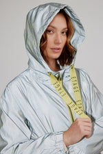 C.RO Hooded Reflective Rain Jacket w/Black detail E1620RN-456