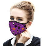 Art inspired masks: Purple Halloween