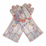 Fine Art Prendergast Umbrellas In The Rain Texting Gloves